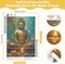 Buddha Diamond Painting Kits for Adults, 5D Buddhism Inspirational Full Drill Diamond Art Kits, Lotus DIY Round Full Drill Gem Art and Crafts for Home Wall Decor 12x16inch